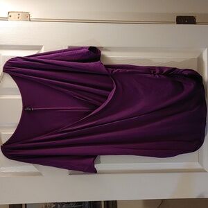 Made by Johnny Faux Wrap Dolman Sleeve Top Size XXXL